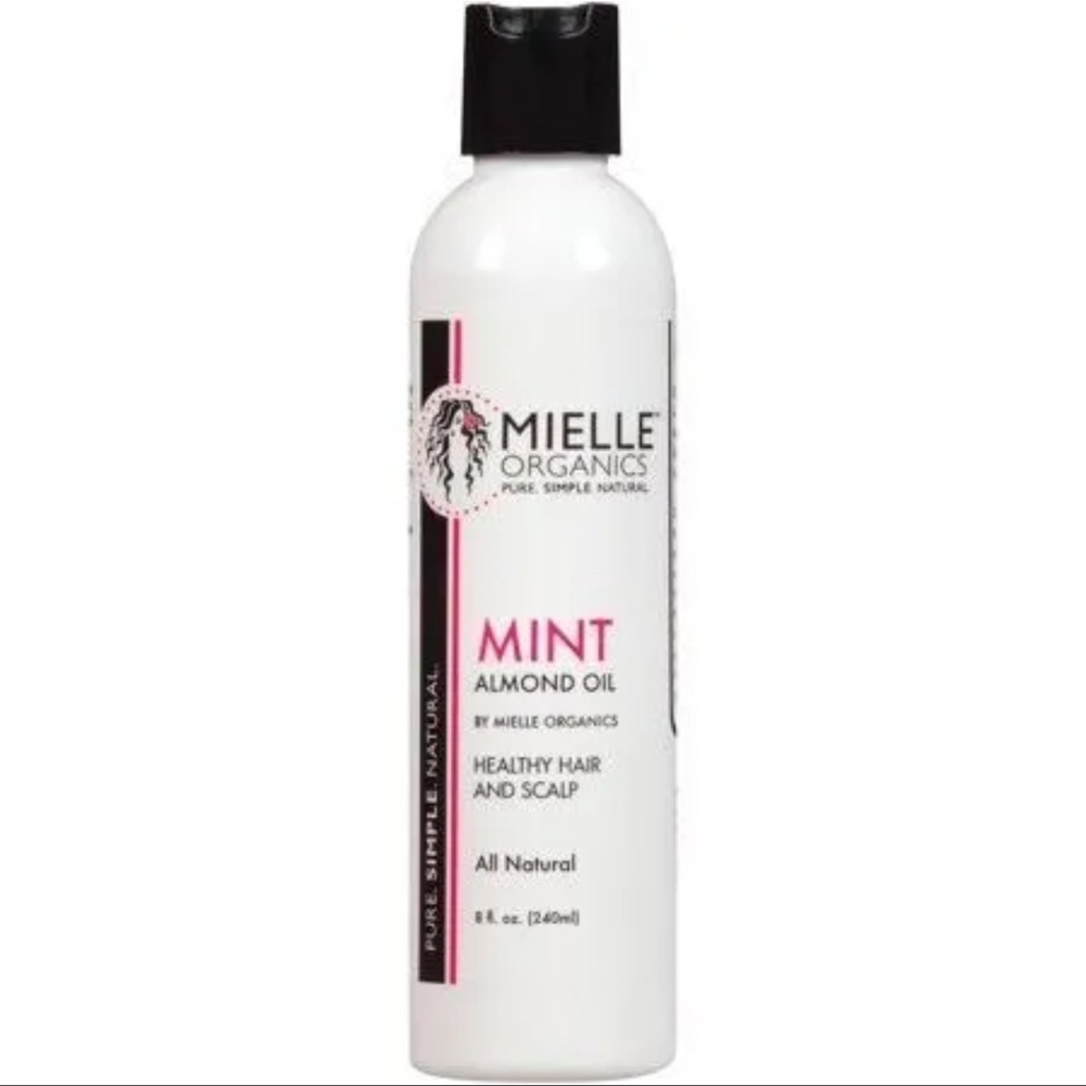 Mielle Organics Mint Almond Oil - Black and White